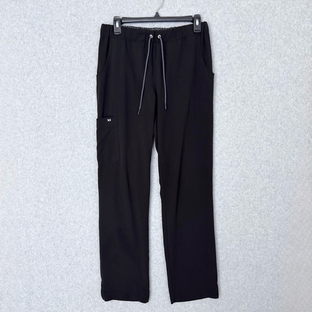 Koi Next Gen Womens Scrub Pants 739 Black Size Small Everyday Hero Straight Leg